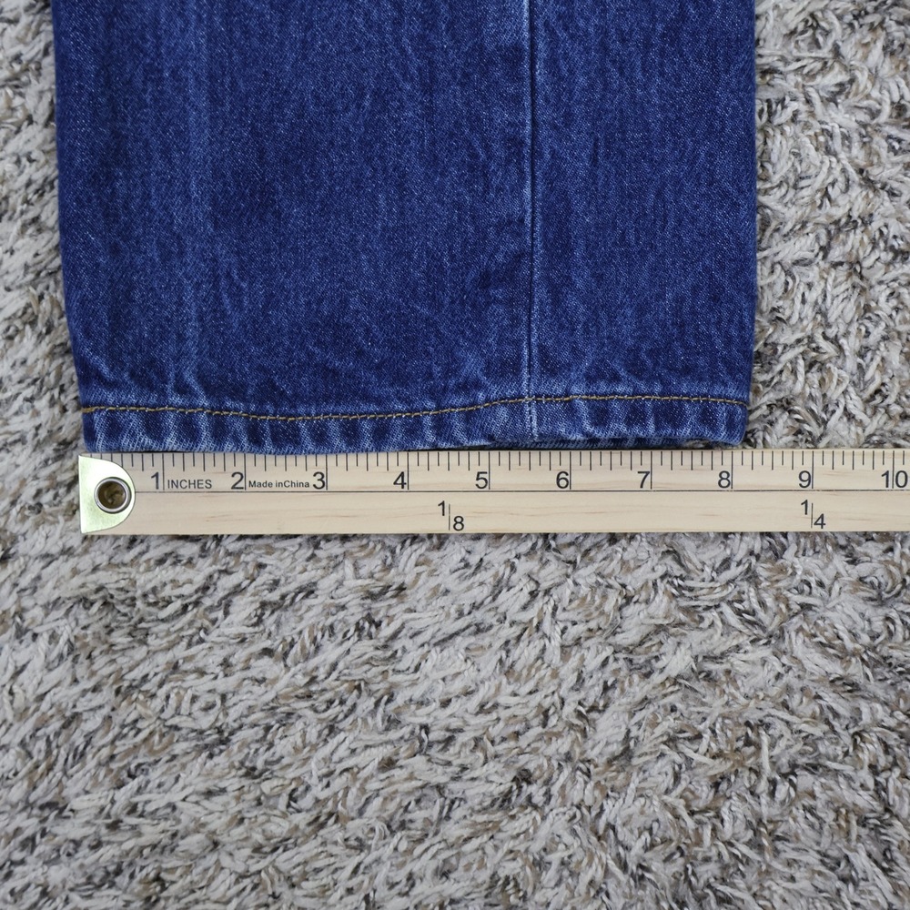 2008 Levis 501 Original Straight Leg Jeans 36x34 Blue Denim Button Fly - Picture 12 of 13